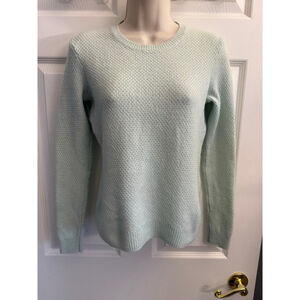 J McLaughlin wool/cashmere sweater women's size small mint green